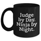Judge By Day Funny Mugs Black Coffee Gifts from Men to Judge, Perfect for Father's Day Unique Gifts - Main